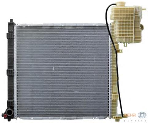 Радиатор, охлаждение двигателя HELLA