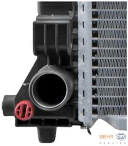 Радиатор, охлаждение двигателя HELLA