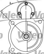 Стартер VALEO