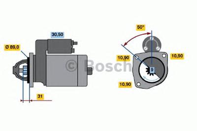 Стартер BOSCH 0986011200