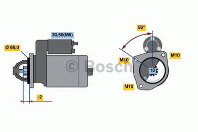 Стартер BOSCH 0986021600