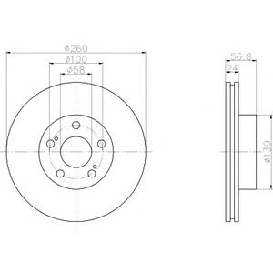 Тормозной диск TEXTAR 982000819