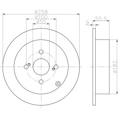 Тормозной диск TEXTAR