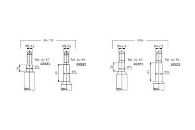 Амортизатор AL-KO 8086G