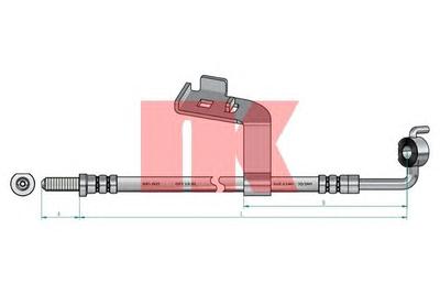 Тормозной шланг NK 8525106