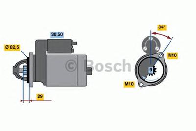 Стартер BOSCH 0986018850