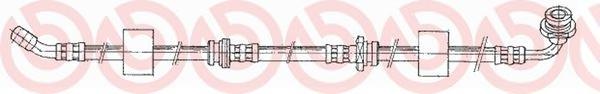Тормозной шланг BREMBO