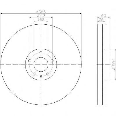 Тормозной диск MINTEX