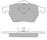 Комплект тормозных колодок, дисковый тормоз MAPCO