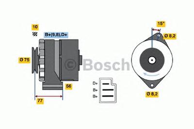 Генератор BOSCH 0986030740