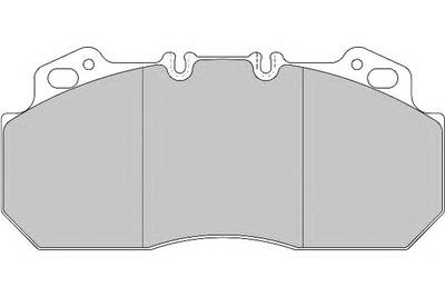 Комплект тормозных колодок, дисковый тормоз BERAL 2909028004145724