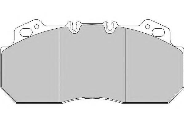 Комплект тормозных колодок, дисковый тормоз BERAL