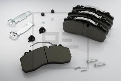Комплект тормозных колодок, дисковый тормоз PE Automotive 08630050A