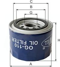 Масляный фильтр GOODWILL OG110