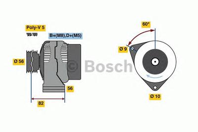 Генератор BOSCH 0986080890