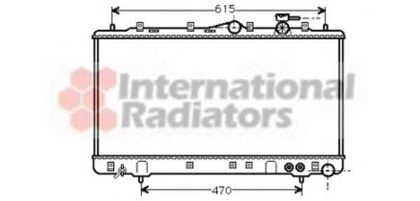 Радиатор, охлаждение двигателя VAN WEZEL