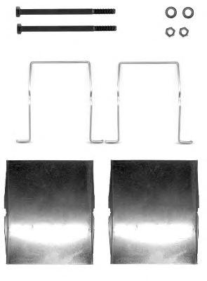 Комплектующие, колодки дискового тормоза MINTEX