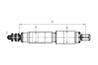 Амортизатор SCT Germany Z2098