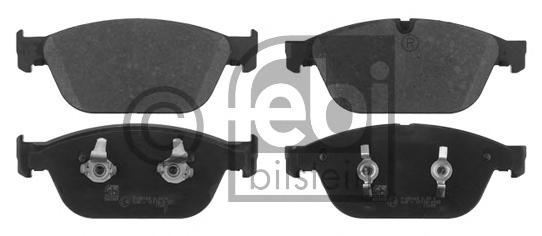 Комплект тормозных колодок, дисковый тормоз FEBI BILSTEIN