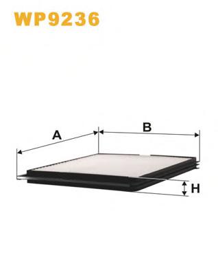 Фильтр, воздух во внутренном пространстве WIX FILTERS