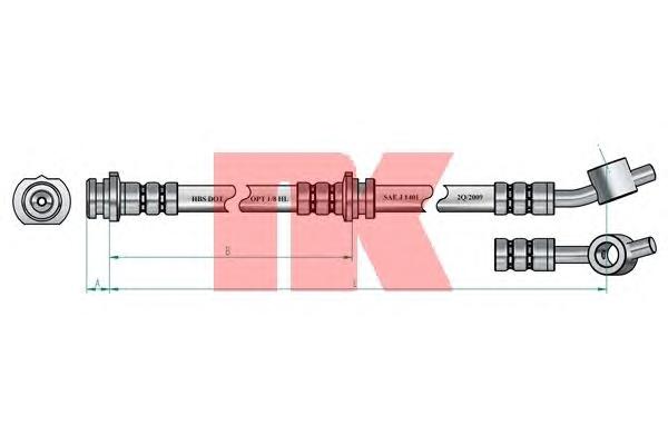Тормозной шланг NK