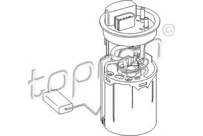Топливный насос TOPRAN 110877
