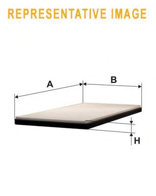 Фильтр, воздух во внутренном пространстве WIX FILTERS