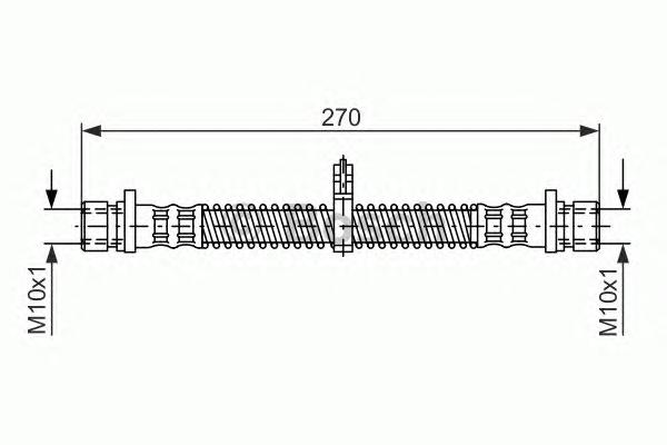 Тормозной шланг BOSCH