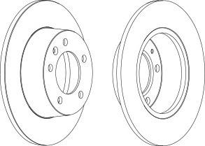 Тормозной диск FERODO