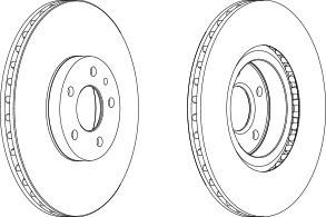 Тормозной диск FERODO