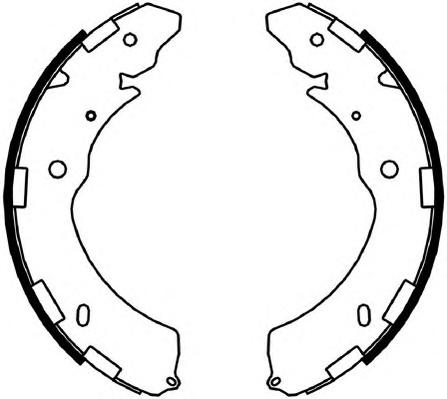 Комплект тормозных колодок FERODO
