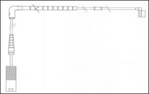 Сигнализатор, износ тормозных колодок FERODO FWI349