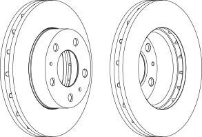 Тормозной диск FERODO