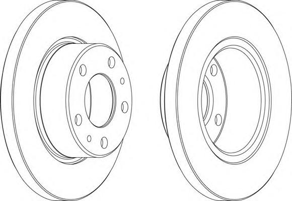 Тормозной диск FERODO