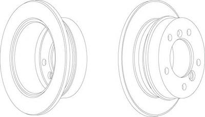 Тормозной диск FERODO FCR230A