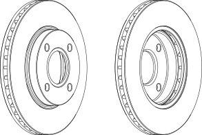 Тормозной диск FERODO