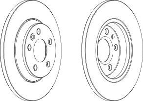 Тормозной диск FERODO