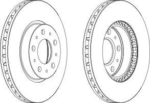Тормозной диск FERODO
