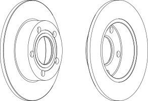 Тормозной диск FERODO DDF952C
