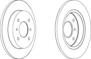 Тормозной диск FERODO DDF267C