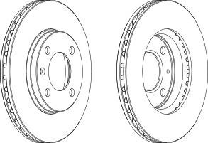 Тормозной диск FERODO