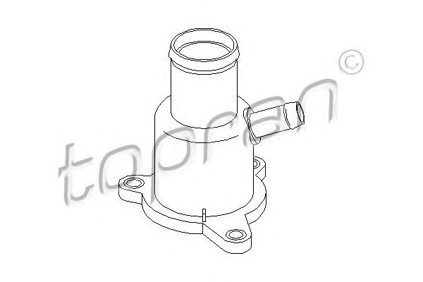 Фланец охлаждающей жидкости TOPRAN
