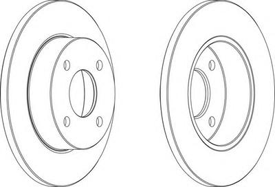 Тормозной диск FERODO DDF442