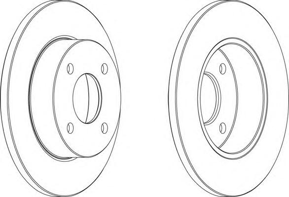 Тормозной диск FERODO