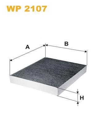 Фильтр, воздух во внутренном пространстве WIX FILTERS
