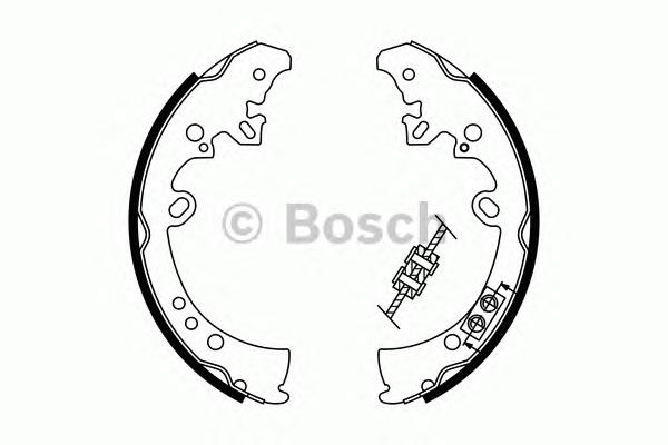 Комплект тормозных колодок BOSCH