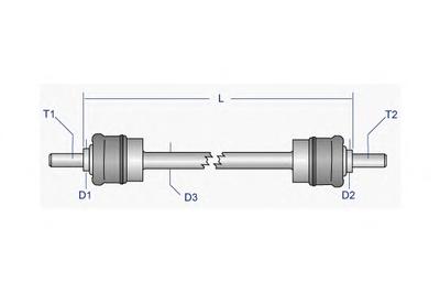 Тяга / стойка, стабилизатор MOOG