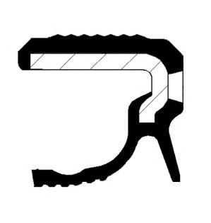 Уплотняющее кольцо, коленчатый вал CORTECO