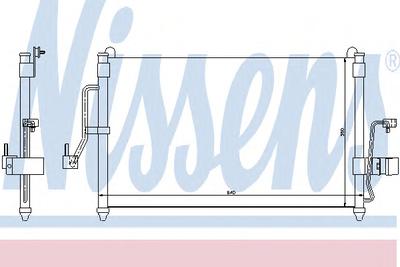 Конденсатор, кондиционер NISSENS 94454
