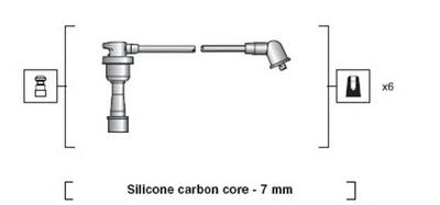 Комплект проводов зажигания MAGNETI MARELLI 941318111088